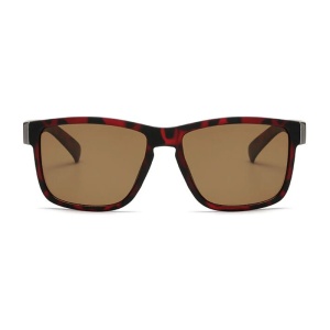 Ochelari de soare pentru barbati, model cool masculin, tematica fashion summer, marime universala, rosu inchis - Img 2