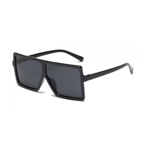 Ochelari de soare pentru copii, unisex, model voluminos cool, tematica fashion summer, marime universala, negri