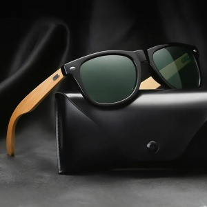 Ochelari de soare unisex, model clasic, vintage, tematica fashion men, marime universala, negri - Img 4