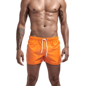 Pantaloni scurti tip boxeri, barbati, model summer sport, portocaliu