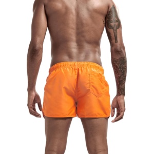 Pantaloni scurti tip boxeri, barbati, model summer sport, portocaliu - Img 2