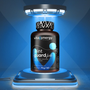 VITAXYNERGY Joint Guard Forte - 60 Capsule Supliment Nutritiv pentru Refacerea si Repararea Articulatiilor Cu Vitamina D, Zinc, Mangan, Collagen si Bromelaina Aprobat de Ministerul Sanatatii Certificat FDA, GMP, Halal - Img 4