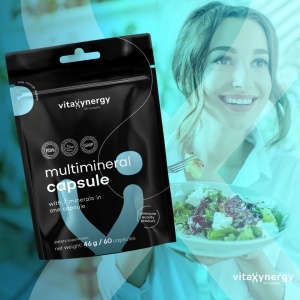 VITAXYNERGY MULTIMINERAL 60 capsule – Formula completa pentru sanatatea ta, 7 minerale intr-o singura capsula, Aprobat de Ministerul Sanatatii, Certificat FDA, GMP, Halal - Img 3