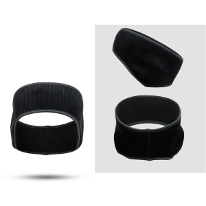 Bentita sport de protectie impotriva frigului si a vantului, model cu acoperitori pentru urechi, usor elastica, tematica fitness is my passion, marime universala, unisex, negre - Img 3