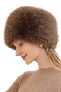 Caciula dama, model calduros si elegant, tematica ready for winter fashion, marime universala, maro