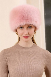 Caciula dama, model calduros si elegant, tematica ready for winter fashion, marime universala, roz - Img 3