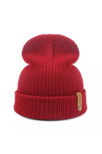 Caciula de iarna, marime universala, unisex, rosie