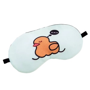 Masca de dormit, animata, ratusca somnoroasa, albastru deschis, marime standard, unisex