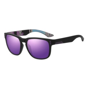 Ochelari de soare pentru barbati, model casual, tematica sport summer, marime universala, mov