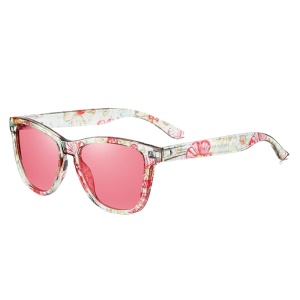 Ochelari de soare pentru femei, model casual, tematica cool woman, marime universala, roz