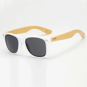 Ochelari de soare unisex, model clasic, vintage, tematica fashion men, marime universala, albi