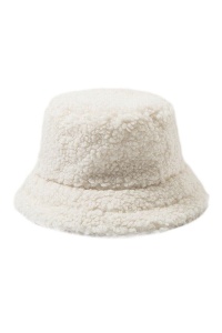 Palarie dama, model moale, reglabila cu snur subtire, tematica cool winter, marime universala, alba