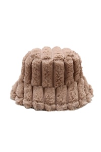 Palarie dama, model reglabil la interior, tematica cozy winter, marime universala, maro