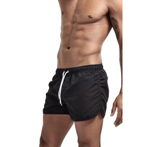 Pantaloni scurti tip boxeri, barbati, model summer sport, negru - Img 2