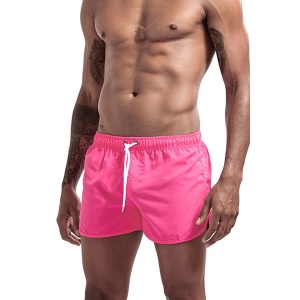 Pantaloni scurti tip boxeri, barbati, model summer sport, roz - Img 3