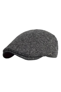 Sapca de barbati, cozoroc curbat, prindere la spate cu capsa, model elegant, tematica office style, marime universala, gri inchis