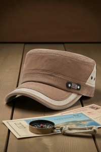 Sapca de barbati, cozoroc curbat, prindere reglabila, model cool si confortabil, tematica urban style, marime universala, maro - Img 2