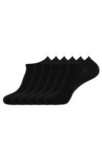 Set 3 perechi de sosete, model clasic minimalist, unisex, marime 38 – 42, negre