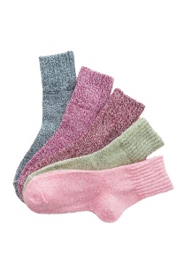 Sosete dama, set 5 perechi, model calduros si vesel, tematica cozy winter, marime 38 – 42, multicolore