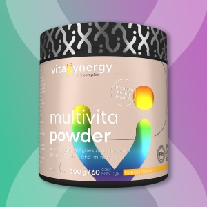 VITAXYNERGY MULTIVITA POWDER TROPICAL 300g – Formula avansata pentru energie si vitalitate, Aprobat de Ministerul Sanatatii, Certificat FDA, GMP, Halal - Img 3