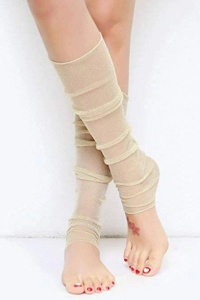 Acoperitori pentru maini tip manusi, model semitransparent si delicat, fara degete si fara prindere, tematica cute and soft, marime universala, aurii - Img 2