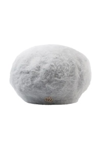 Bereta dama, model calduros captusit la interior, accesoriu delicat, tematica winter queen, marime universala, gri