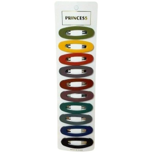 Clame par, set 10 bucati, model office style, confortabile si cochete, tematica be elegant, galben multicolor