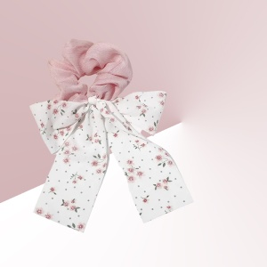 Elastic de par, model spring of life, imprimeu floral, roz - Img 3