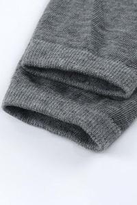 Manusi dama, model lung cu degete descoperite, tematica stay warm, marime universala, gri deschis - Img 4