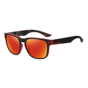 Ochelari de soare pentru barbati, model casual, tematica sport summer, marime universala, portocalii