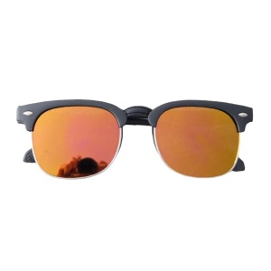 Ochelari de soare pentru copii, unisex, model casual elegant, tematica fashion summer, marime universala, portocalii