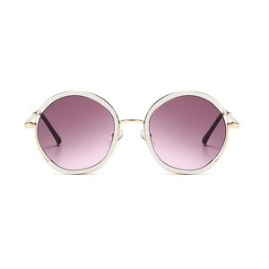 Ochelari de soare pentru copii, unisex, model cool pentru un plus de atitudine, tematica mega summer, marime universala, albi - Img 2