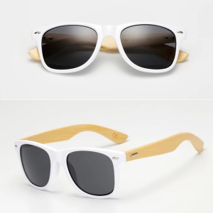 Ochelari de soare unisex, model clasic, vintage, tematica fashion men, marime universala, albi - Img 3