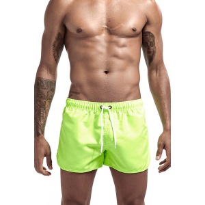 Pantaloni scurti tip boxeri, barbati, model summer sport, verde neon
