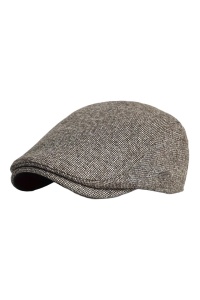 Sapca de barbati, cozoroc curbat, prindere la spate cu capsa, model elegant, tematica office style, marime universala, maro