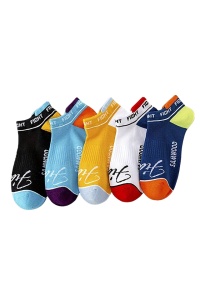 Sosete barbati, set 5 perechi, model sport, culori vibrante, tematica fight and win, marimea 39 – 44, multicolor