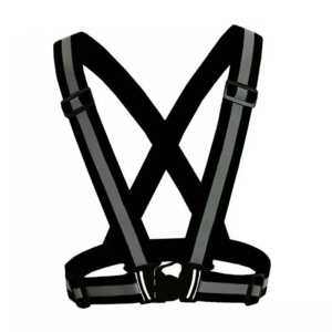 Vesta reflectorizanta, tip ham reglabil, negru, unisex, marime universala