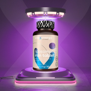 VITAXYNERGY LIPOSOMAL IRON 30 tablete – Absorbtie Superioara, Energie Zilnica si Sustinerea Imunitatii, Aprobat de Ministerul Sanatatii, Certificat FDA, GMP, Halal - Img 4