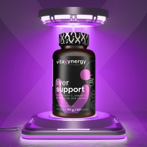 VITAXYNERGY Liver Support - 60 Tablete Supliment Nutritiv pentru Functionarea Optima a Ficatului si a Sistemului Gastrointestinal Cu Aminoacizi Esentiali si Extracte Naturale Preventiv pentru Protejarea Functiei Hepatice Normale - Img 4