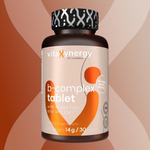 VITAXYNERGY VITAMIN B-COMPLEX 30 tablete - Energie, Vitalitate si Sanatatea Sistemului Nervos, Aprobat de Ministerul Sanatatii, Certificat FDA, GMP, Halal - Img 2