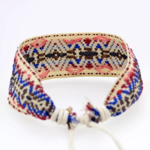 Bratara dama, motive traditionale, reglabila, multicolora - Img 3