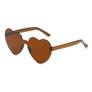 Ochelari de soare, dama, model pentru festival, super cool, M2, marime universala, maro
