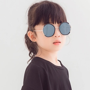 Ochelari de soare pentru copii, unisex, model cool pentru un plus de atitudine, tematica mega summer, marime universala, negri - Img 3