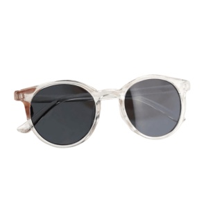 Ochelari de soare pentru copii, unisex, model vintage, rame fashion, M2, marime universala, transparenti