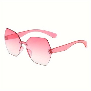 Ochelari de soare pentru femei, model pentru petrecareti, tematica dance with me, marime universala, roz