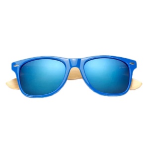 Ochelari de soare unisex, model clasic, vintage, tematica fashion men, marime universala, albastri - Img 4