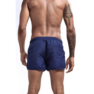 Pantaloni scurti tip boxeri, barbati, model summer sport, albastru inchis - Img 2