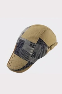 Sapca de barbati, cozoroc curbat, prindere reglabila cu capse, model vintage, tematica be cool, marime universala, bej - Img 3