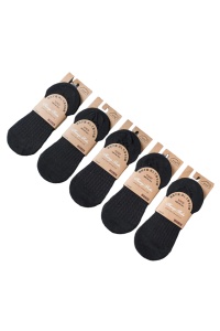 Sosete dama, set 5 perechi, model comod, delicat si colorat, tematica stay cozy, non – slip, marime 38 – 42, negre