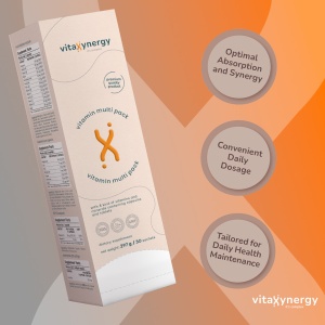 VITAXYNERGY DAILY PACK – 8 Suplimente Premium pentru Sanatate Completa, Imunitate, Energie si Vitalitate, Formula All-in-One cu Multivitamine, Omega 3, D3+K2, Coenzima Q10, Certificat GMP, Aprobat de Ministerul Sanatatii Certificat FDA, GMP, Halal - Img 2